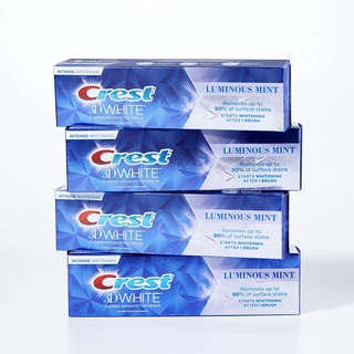 KEM ĐÁNH RĂNG CREST 3D WHITE, LUMINOUS MINT TOOTHPASTE, 3.7oz, 104g