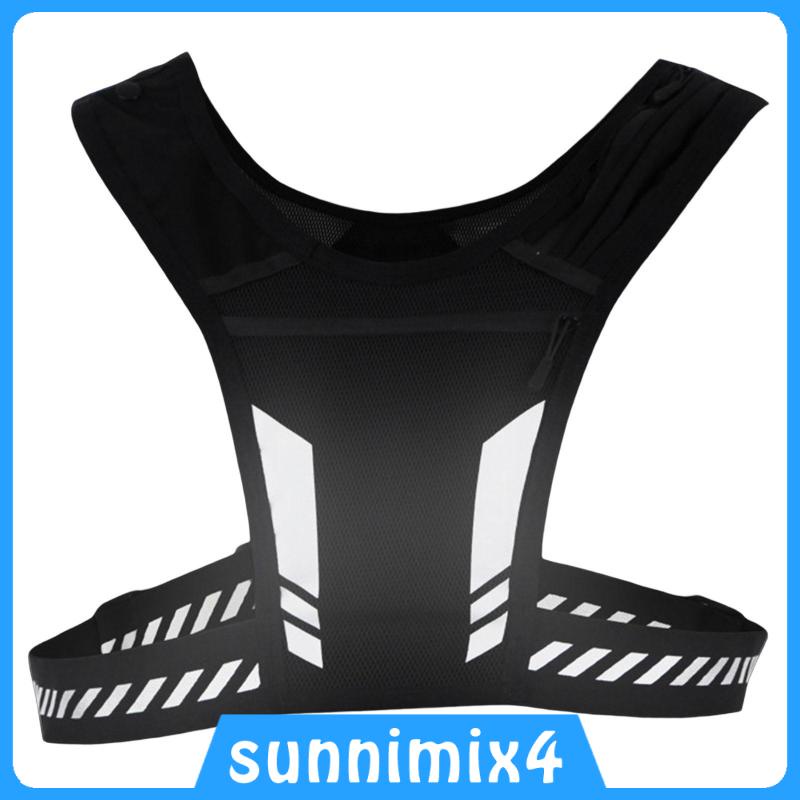 Áo Bảo Hộ Phản Quang Có Túi Đựng Điện Thoại Tiện Dụng Khi Chạy Bộ / Đạp Xe Ban Đêm H2Sports