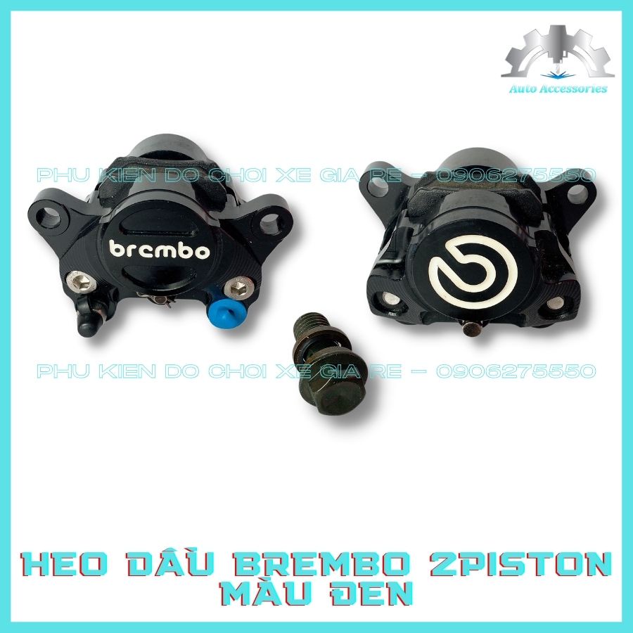 Heo Dầu Sau Brcmbe 2piston KÈM PÁT CNC Lắp Sau xe Exciter Ex135/150/155 Sirius Winner Sonic Raider Satria Wave100/110 Fu