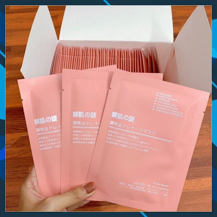 [Hàng Nhật]Mặt nạ nhau thai cừu Rwine Beauty Stem Cell Placenta Mask Nhật Bản White Store | BigBuy360 - bigbuy360.vn