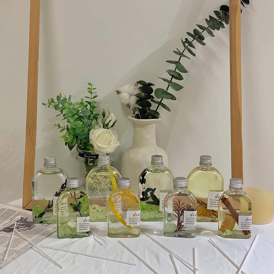 Tinh Dầu Thơm Phòng Thiên Nhiên Wiachnn Phát Sáng Ban Đêm, Que Gỗ Tự Khuếch Tán hương 100ml
