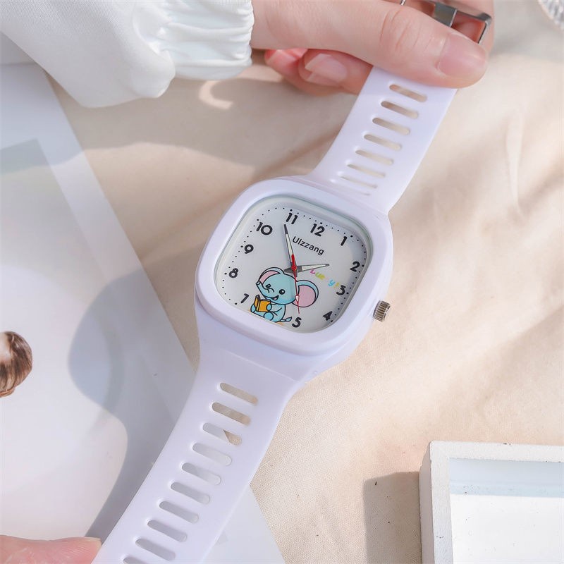 Đồng hồ đôi Điện Tử Có Đèn LED Họa Tiết Hoạt Hình Dành Cho Bé Trai Bé Gái