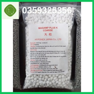 Phân bón tan chậm Magamp plus K hạt trắng 500g