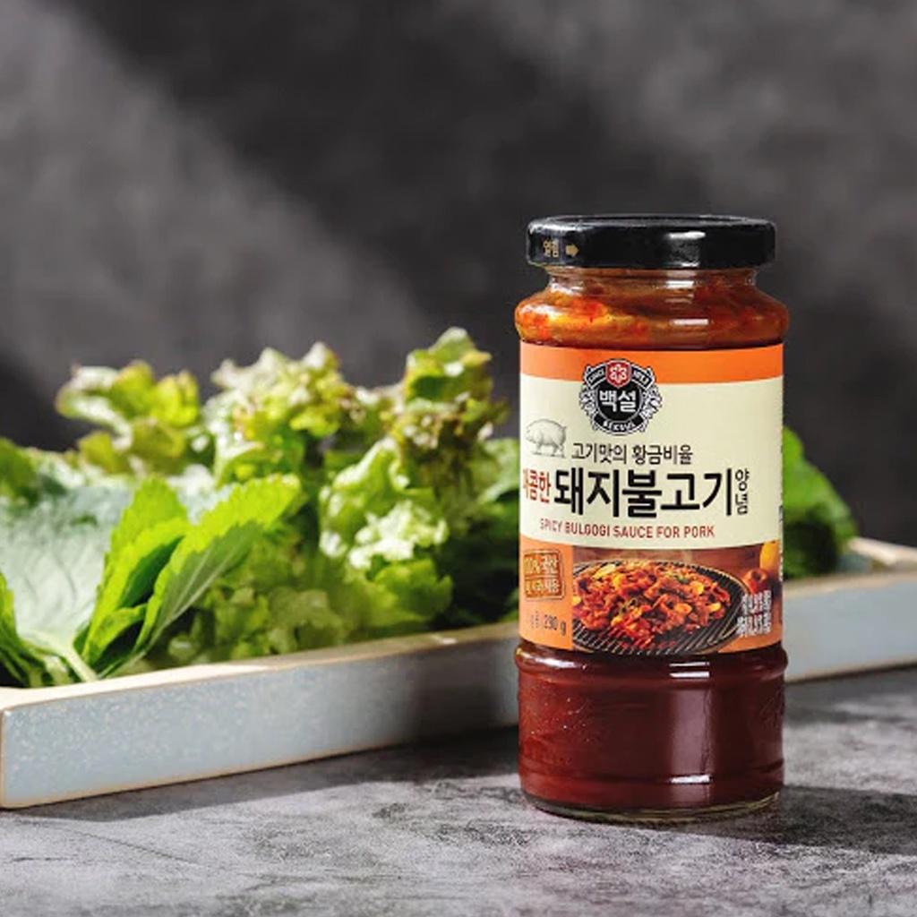 Sốt ướp sườn heo, thịt lợn và thịt bò Bulgogi Hàn Quốc lọ 290gr