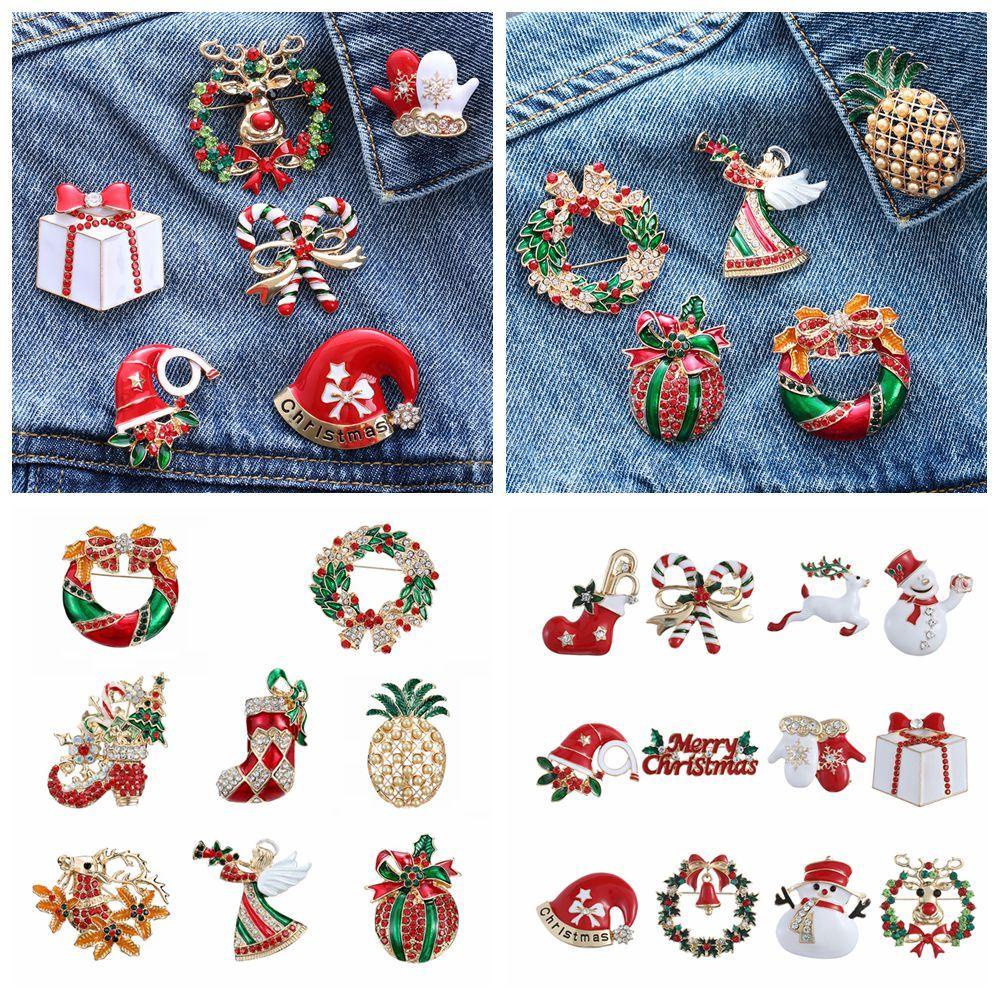 Trâm Cài Áo Chủ Đề Giáng Sinh Năm Mới|Ghim Cài Áo Hình Cây Thông Noel