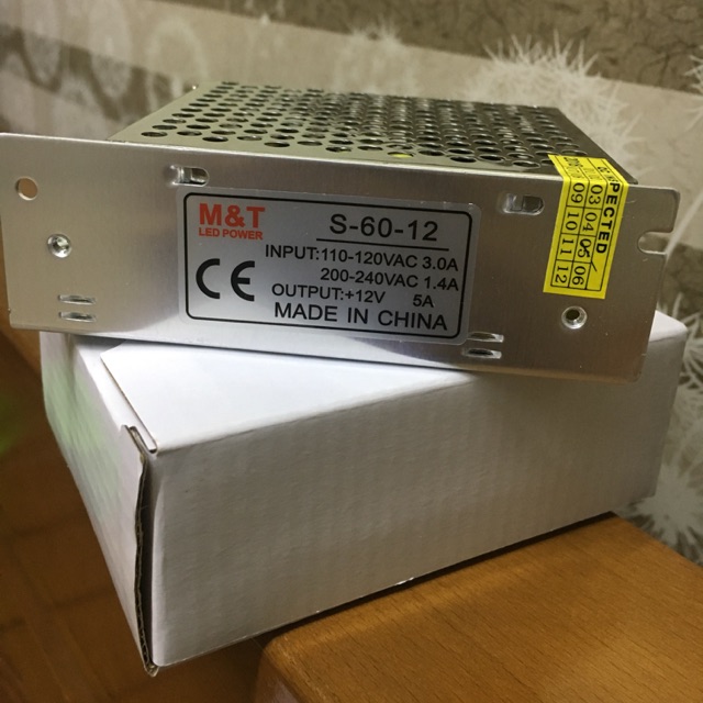 Nguồn 12v5a tổ ong