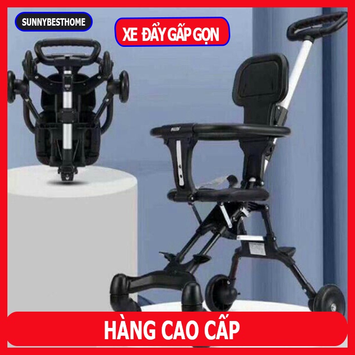 Xe đẩy cho bé, Xe đẩy gấp gọn em bé đi du lịch siêu gọn nhẹ