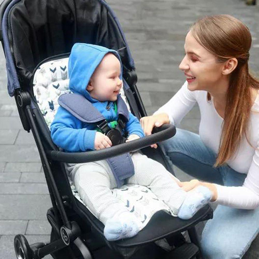 Đệm Lót Xe Đẩy Em Bé Bằng Vải Cotton Thoải Mái Họa Tiết Khủng Long Koala