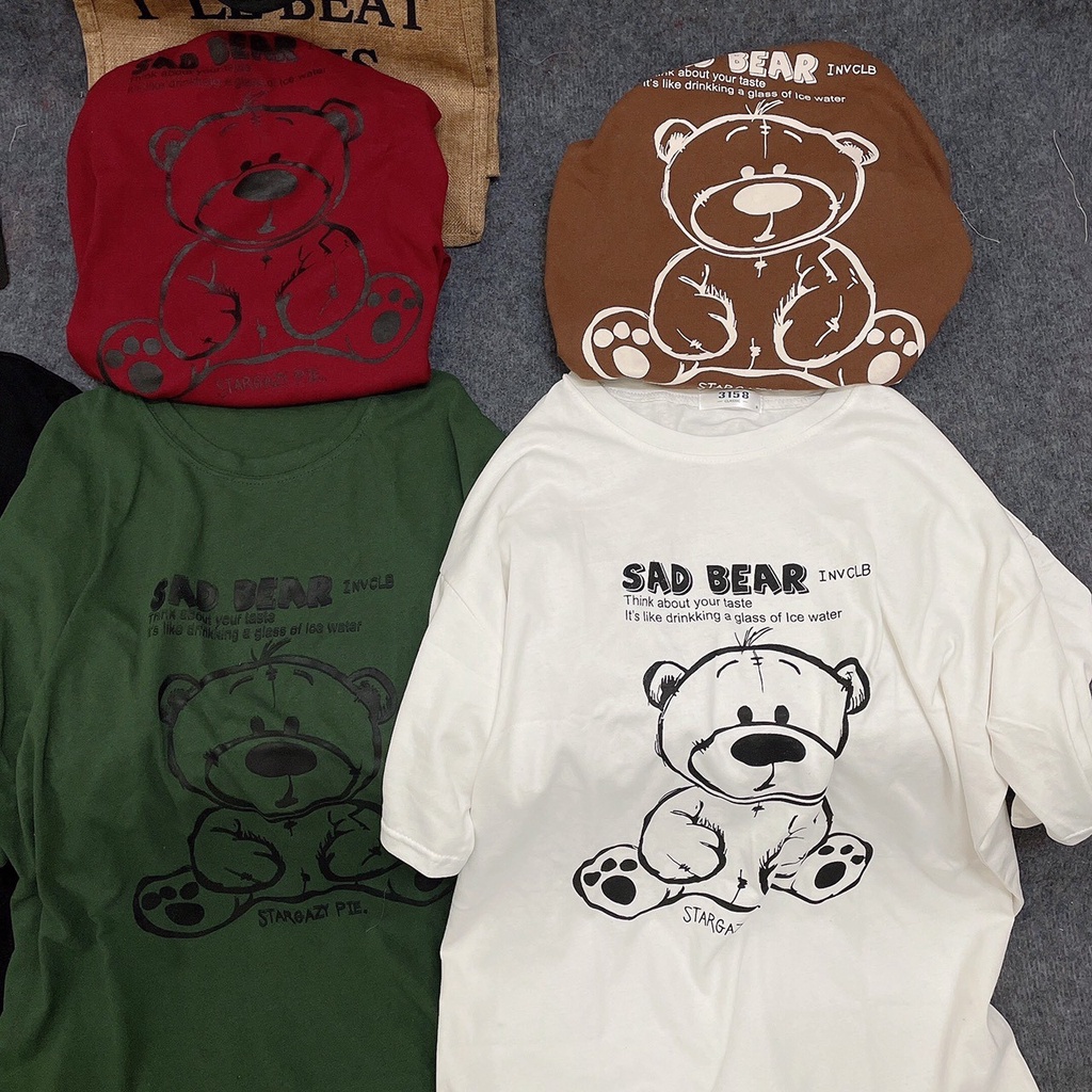 áo thun gấu Temi-phông 3158 mới | BigBuy360 - bigbuy360.vn