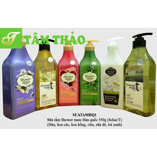 Sữa tắm Shower mate Hàn Quốc 550g 8801046892411, 8801046876763, 8801046861523, 1046861516, 1046876756, 1046259320