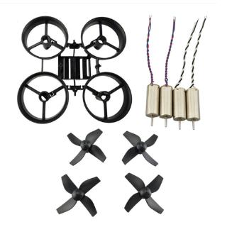 EACHINE Diy Đỏ Đen Trắng 65mm Chiều Dài Cơ Sở Khung Bộ W 4 Cánh Quạt 4 Chiếc 615 Động Cơ JJRC H36 Furibee F36 Eeachine E010