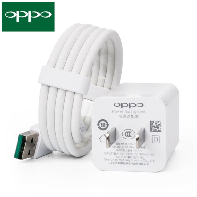 Bộ Sạc Nhanh OPPO VOOC bóc máy