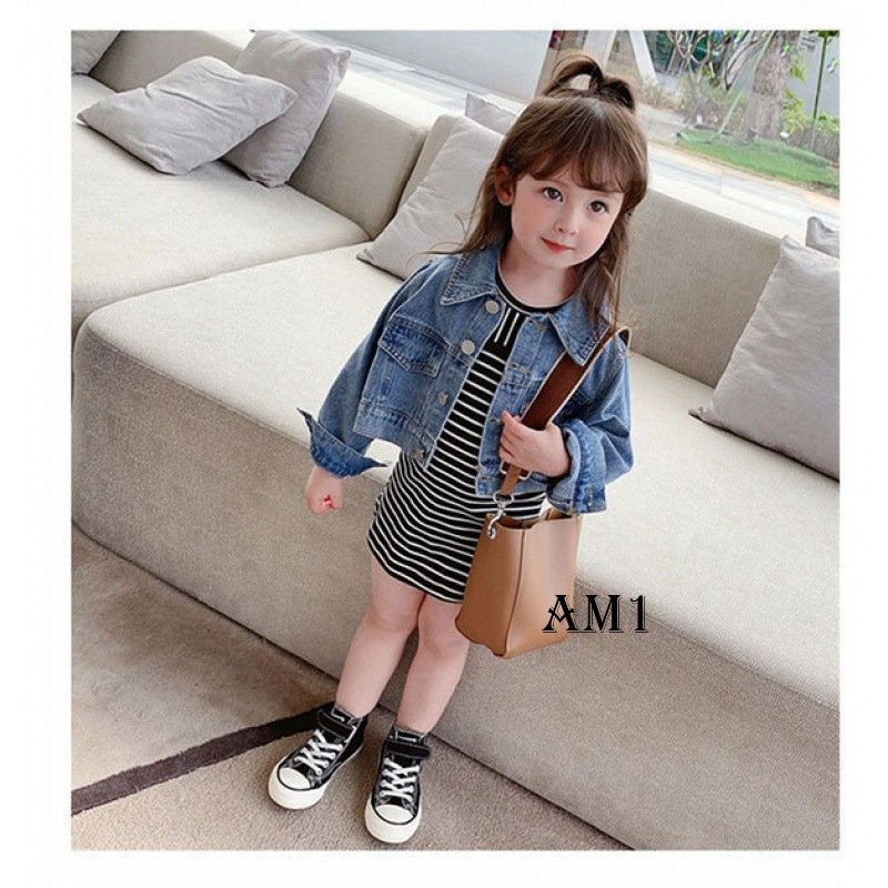 Áo khoác trẻ em Áo bò croptop bé gái Áo khoác bé trai TB116 TN117