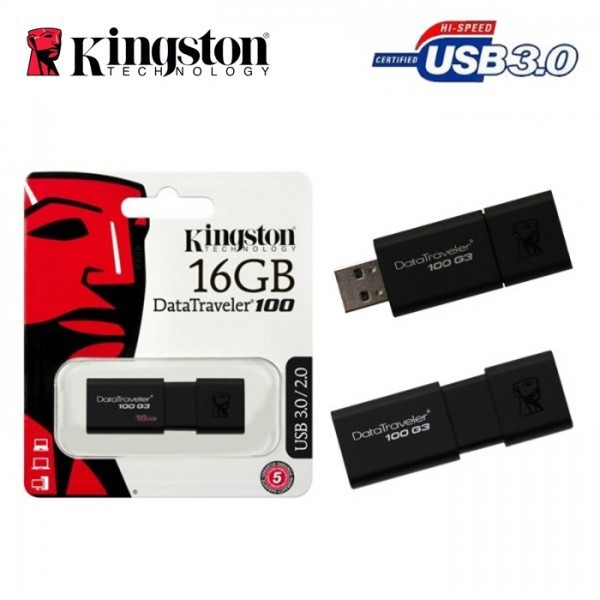 Xả Kho giá sốc USB Kingston 16GB DT100 G3 Bh FPT