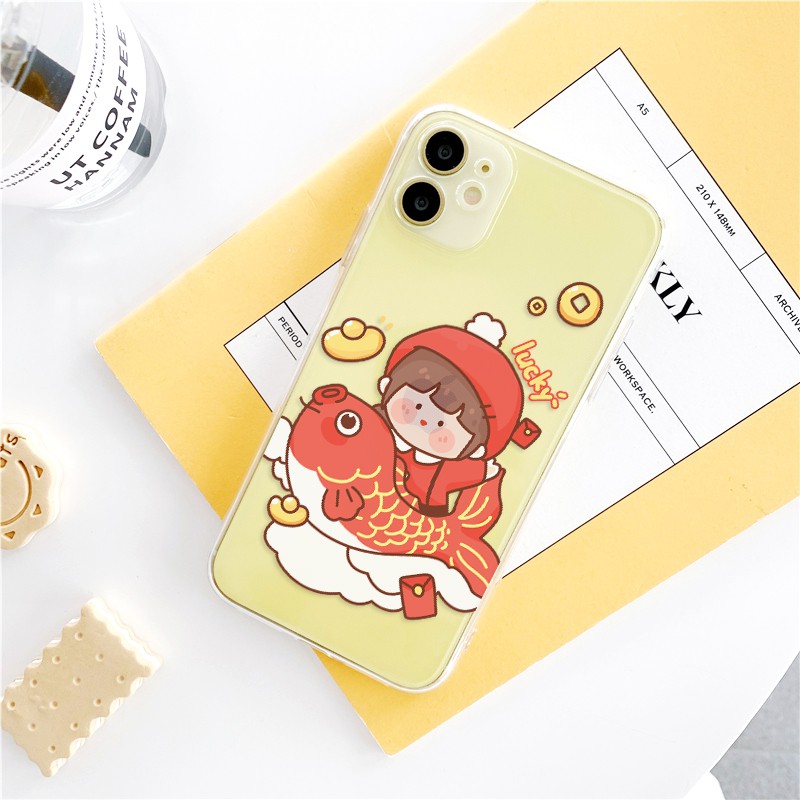 Ốp lưng iphone Roro Fish trong 5/5s/6/6plus/6s/6splus/7/7plus/8/8plus/x/xr/xs/11/12/pro/max/plus/promax/mini/shin t36