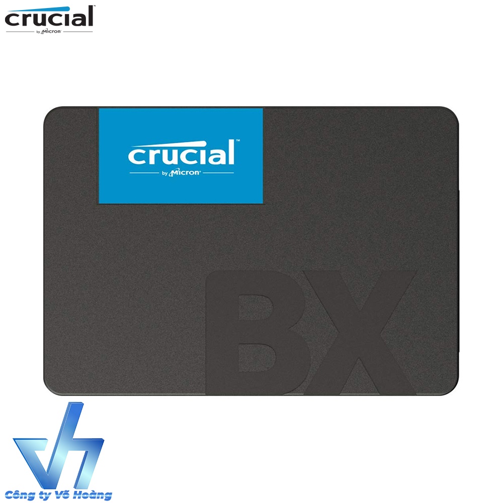 SSD Crucial 240GB BX500 by Micron - SSD chính hãng tốc độ cao, chip 3D Nand, bảo hành 3 năm