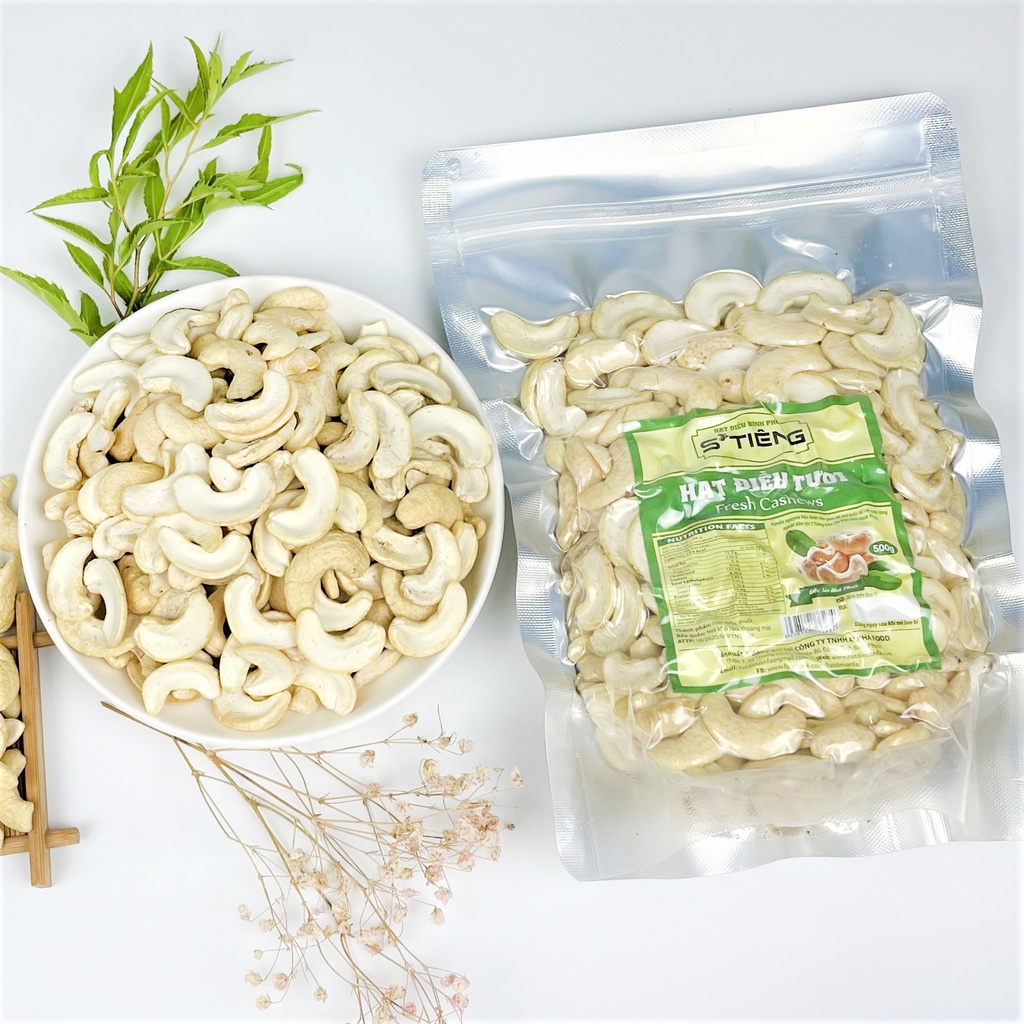 1KG Hạt Điều Tươi Hữu Cơ Làm Sữa STiêng Loại Vỡ Đôi Ba