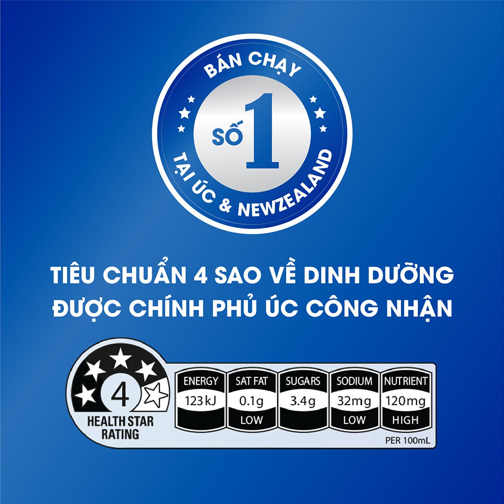 Thùng 12 hộp sữa hạnh nhân nguyên chất, hương sô cô la và vani So Good Úc 1L, calo thấp, phù hợp mẹ bầu