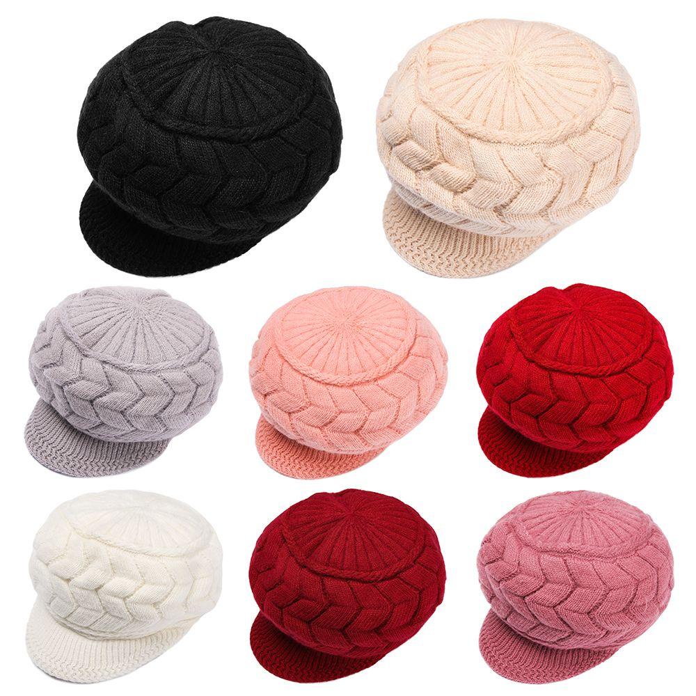 NIUYOU Mũ Len Beanie Giữ Ấm Cho Nữ
