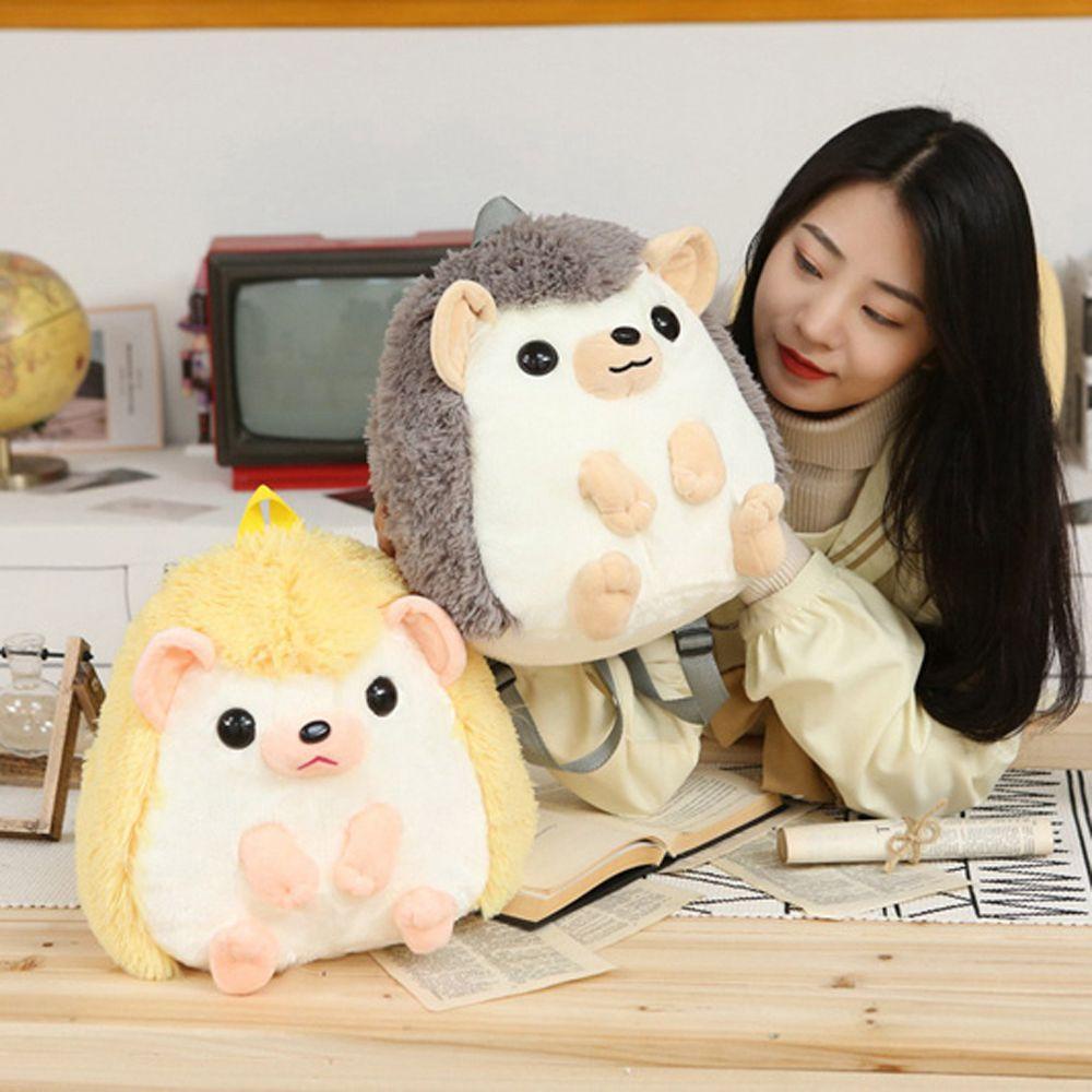 Ba Lô Hình Nhím Nhồi Bông Mềm Mại Đáng Yêu Cho Bé