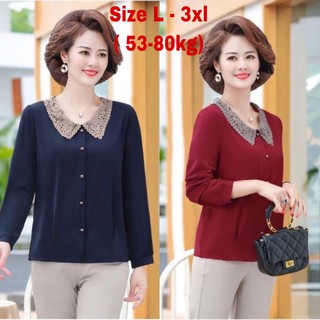 Áo trung niên nữ - áo sơ mi đẹp