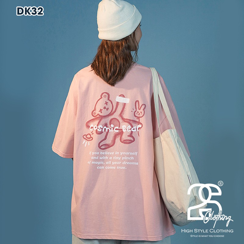 [Mã 11FASHIONSALE1 giảm 10K đơn 50K] Áo Thun Nữ Form Rộng Unisex Giấu Quần 2S Clothing, Áo Phông Nữ Tay Lỡ Cá Tính DK32 | BigBuy360 - bigbuy360.vn