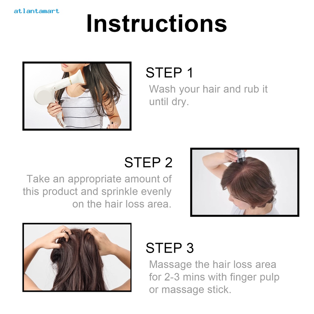 Bột Phủ Tóc Trọng Lượng Nhẹ 8g Ký Tự Phục Hồi Tóc Hư Tổn