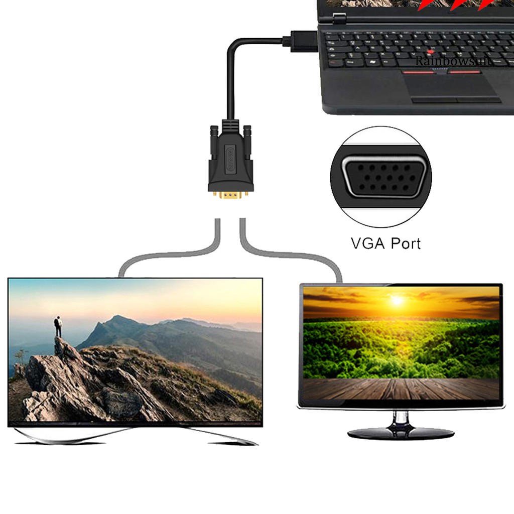 Cáp Chuyển Đổi Âm Thanh / Video Rb-1.5M Usb 3.0 Male Sang Vga