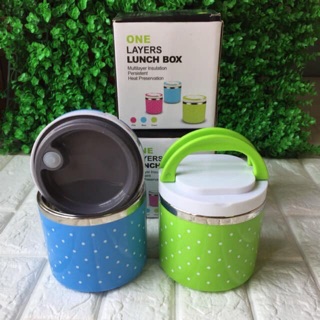 Cà men giữ nhiệt chấm bi phong cách Hàn Quốc