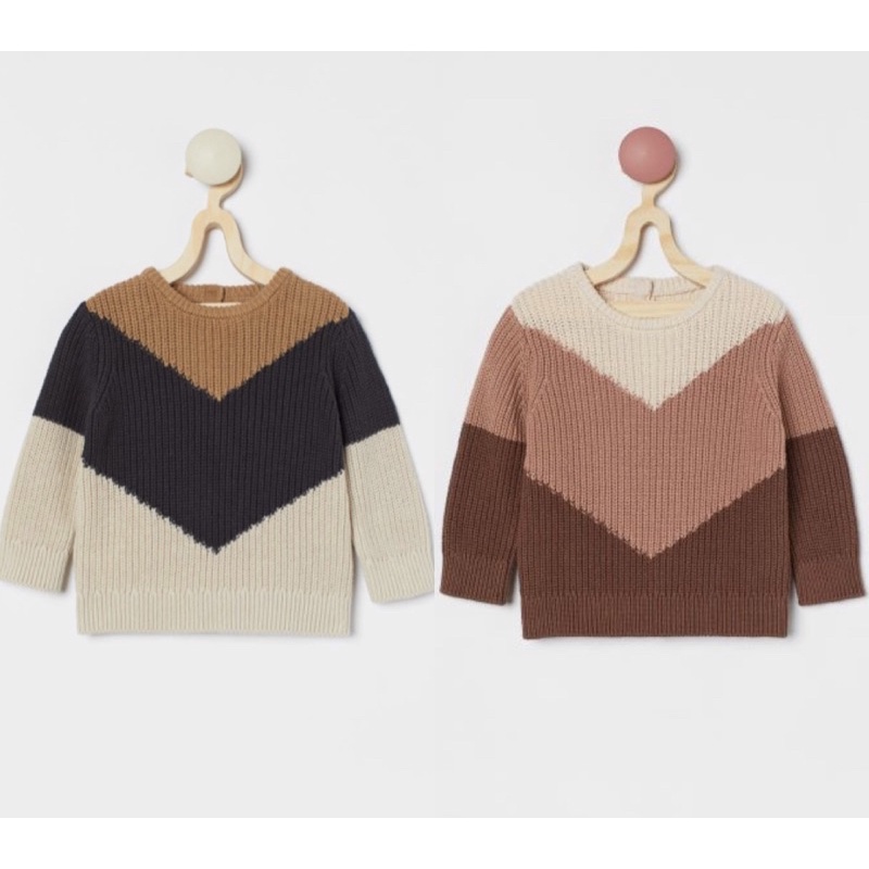 Áo Len Bé Trai &amp; Bé Gái Phối Màu HaM
