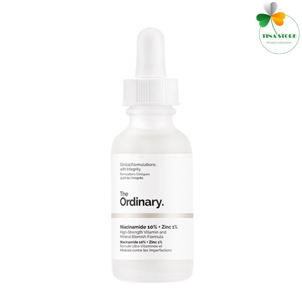 [CHÍNH HÃNG] THE ORDINARY NIACINAMI DE 30ML 10% + ZINC 1% - TINH CHẤT SERUM NGĂN NGỪA MỤN, SÁNG DA, SE KHÍT LỖ CHÂN LÔNG | BigBuy360 - bigbuy360.vn