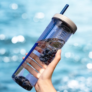 700ml Plastic Water Bottle With Handy Straw