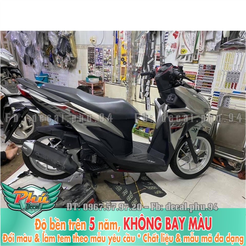 Tem rời Vario Bạc Đen đỏ -1
