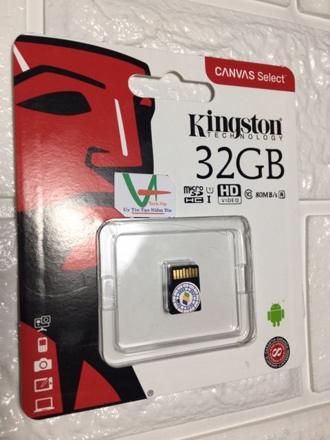 Thẻ nhớ 32GB Kingston MicroSD Class10 chính hãng FPT phân phối