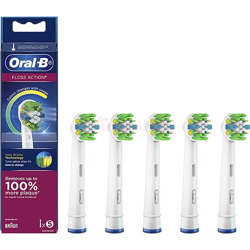 Đầu bàn chải thay thế bàn chải điện Oral-B Flossaction - Hàng nhập khẩu - Dùng thay thế cho các đầu bàn chải Oral-B