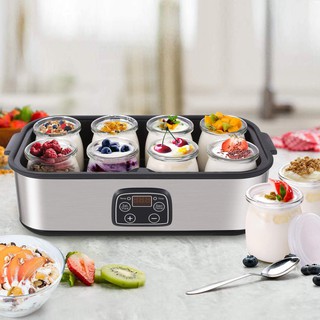 Máy làm sữa chua 8 hũ MVPower (nội địa Đức) - Hàng có sẵn