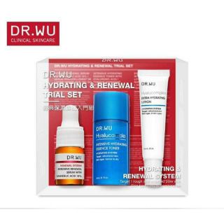 Dr.Wu Set dưỡng ẩm tái tạo da Mandelic Acid 18% & Toner Lotion Hydrating