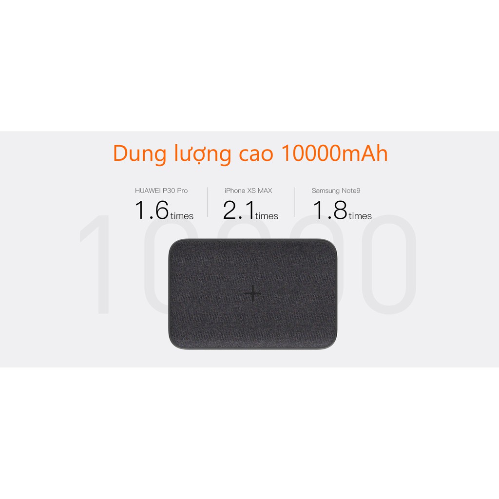 Pin Sạc Dự Phòng Không Dây Eloop EW35 10.000mAh - Hãng Phân Phối Chính Thức