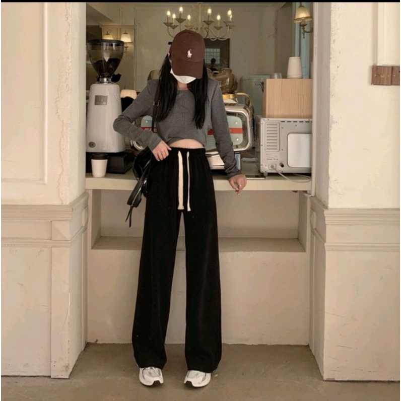 Quần ống suông unisex bigsize nam nữ 40kg - 97kg