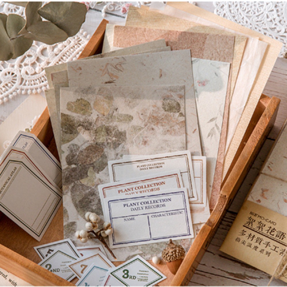 Set 30 Tấm Họa Tiết Hoa Cách Điệu Dùng Để Trang Trí