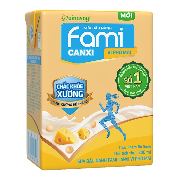 [Mã FMCGMALL -8% đơn 250K] Thùng sữa đậu nành Fami Canxi Phô Mai (36 hộp x 200ml)