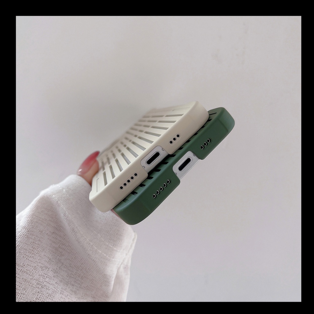 Ốp Điện Thoại Thiết Kế Dạng Lưới Thoáng Khí Cho iphone 13 Pro 13 Pro max 11 12 / 12 Pro max