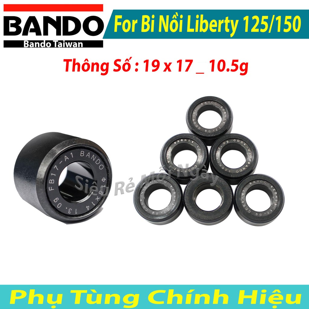 Bộ Bi Nồi Bando Liberty 125, 150cc 19 x 17 x 10.5g