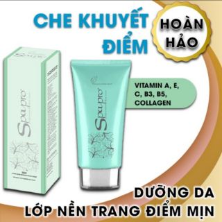 Kem trang điểm trắng da thảo mộc  BB cream Spapro tuýt 40g