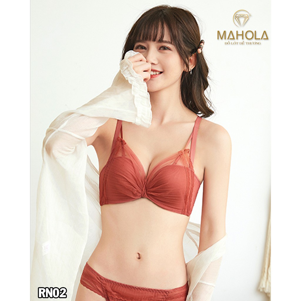 Aó Lót Chất Ren Không Gọng Thoải Mái Nâng Ngực Tự Nhiên Mahola RN02 | BigBuy360 - bigbuy360.vn