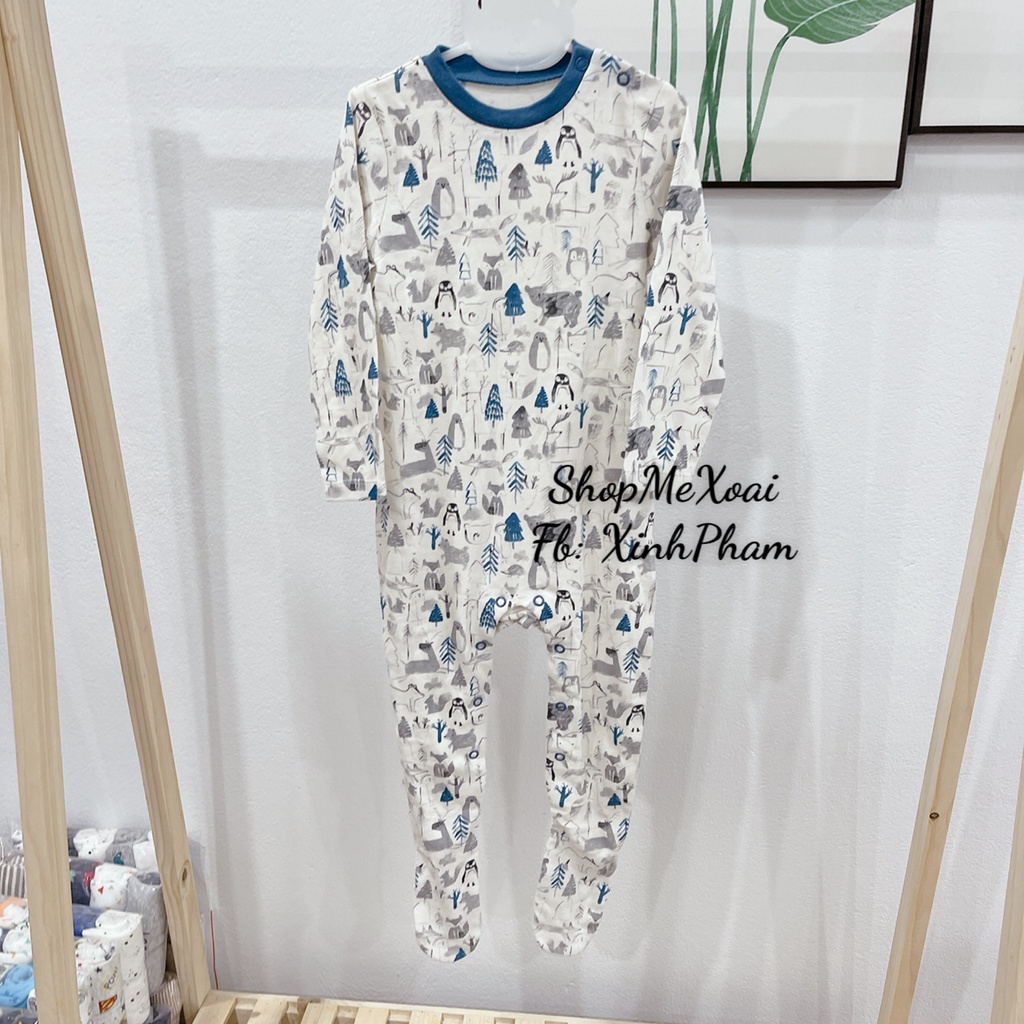 [Chọn mẫu 1][Size 18M] Bodysleep cotton cho bé trai, bé gái hàng xuất dư