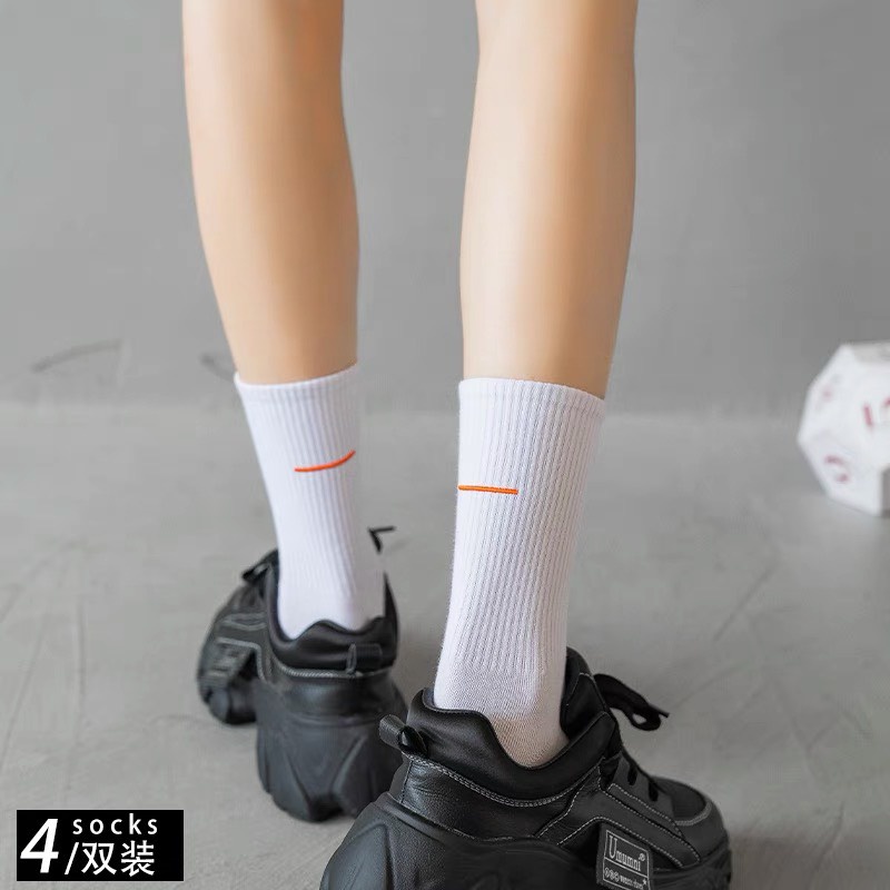 Tất nữ hàn quốc cao cấp cổ cao cute thời trang unisex SHOESCARE T20