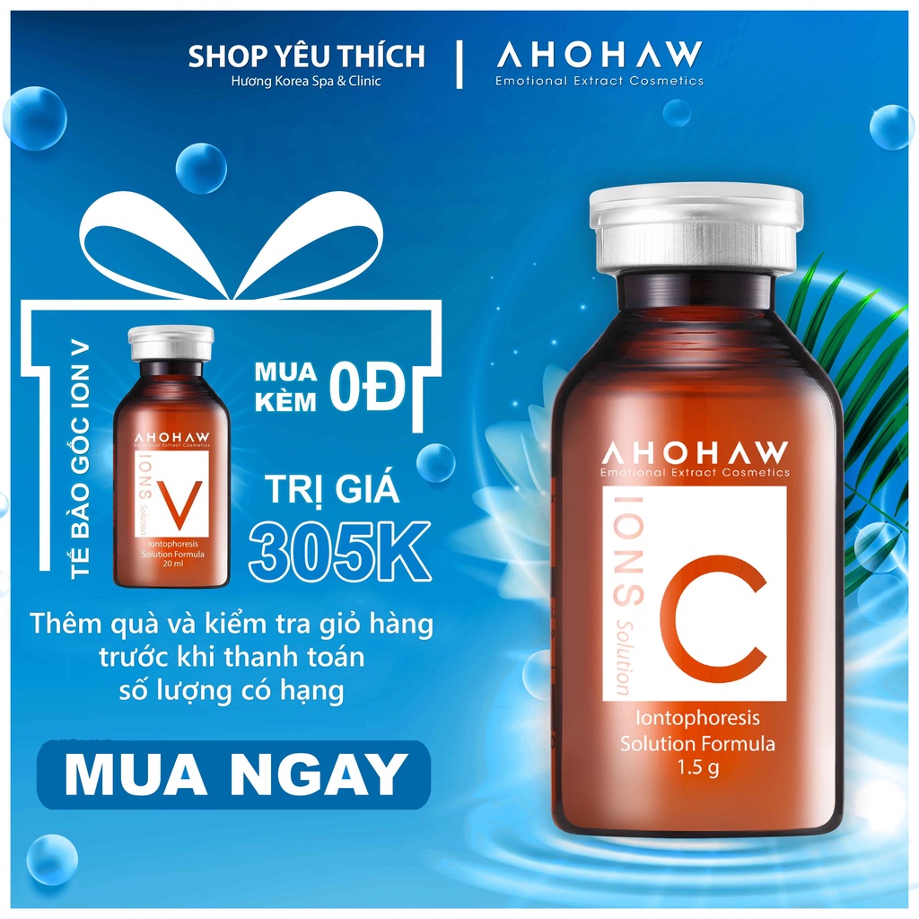 [Chính Hãng] Bột vitamin ION C Ahahow