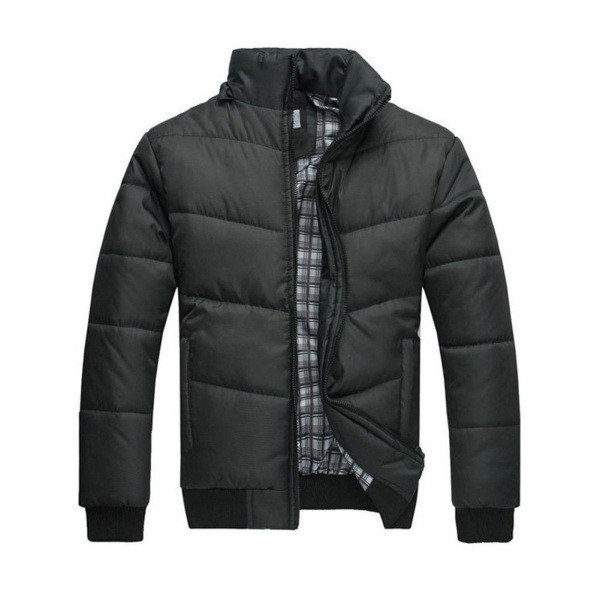 Áo khoác phao cotton có mũ trùm thời trang mùa đông cho nam