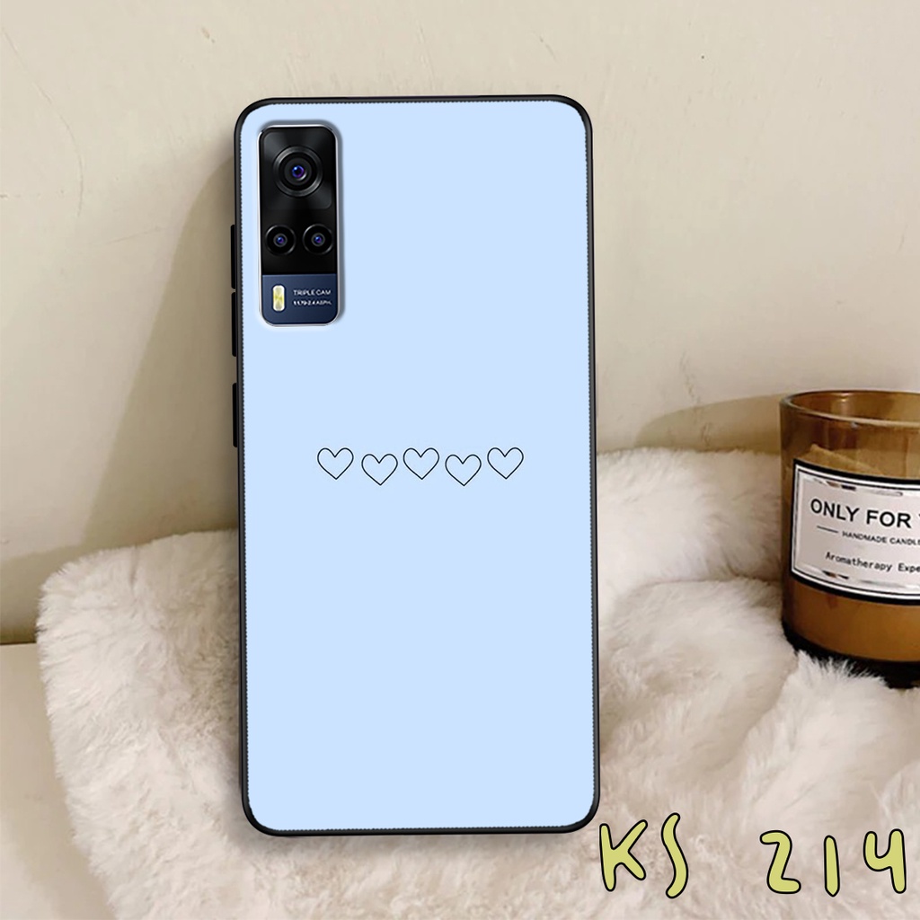 Ốp lưng Vivo Y72 5G - Y51 2020 - Y53s - Ốp lưng vivo in hình Trái tim  siêu dễ thương